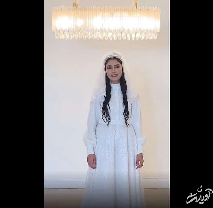 تک گویی مونا فرجاد با میکاپ عروس تک گویی مونا فرجاد